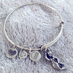 Alex and Ani Mermaid Charm bangle